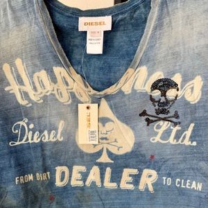 NEW Diesel V-neck T-shirt